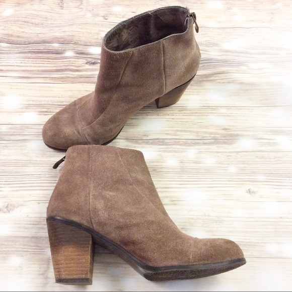Vince Camuto | Shoes | Vince Camuto Brown Suede Ankle Booties | Poshmark
